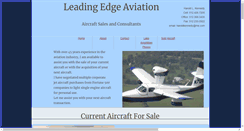 Desktop Screenshot of leadingedgeaircraft.com